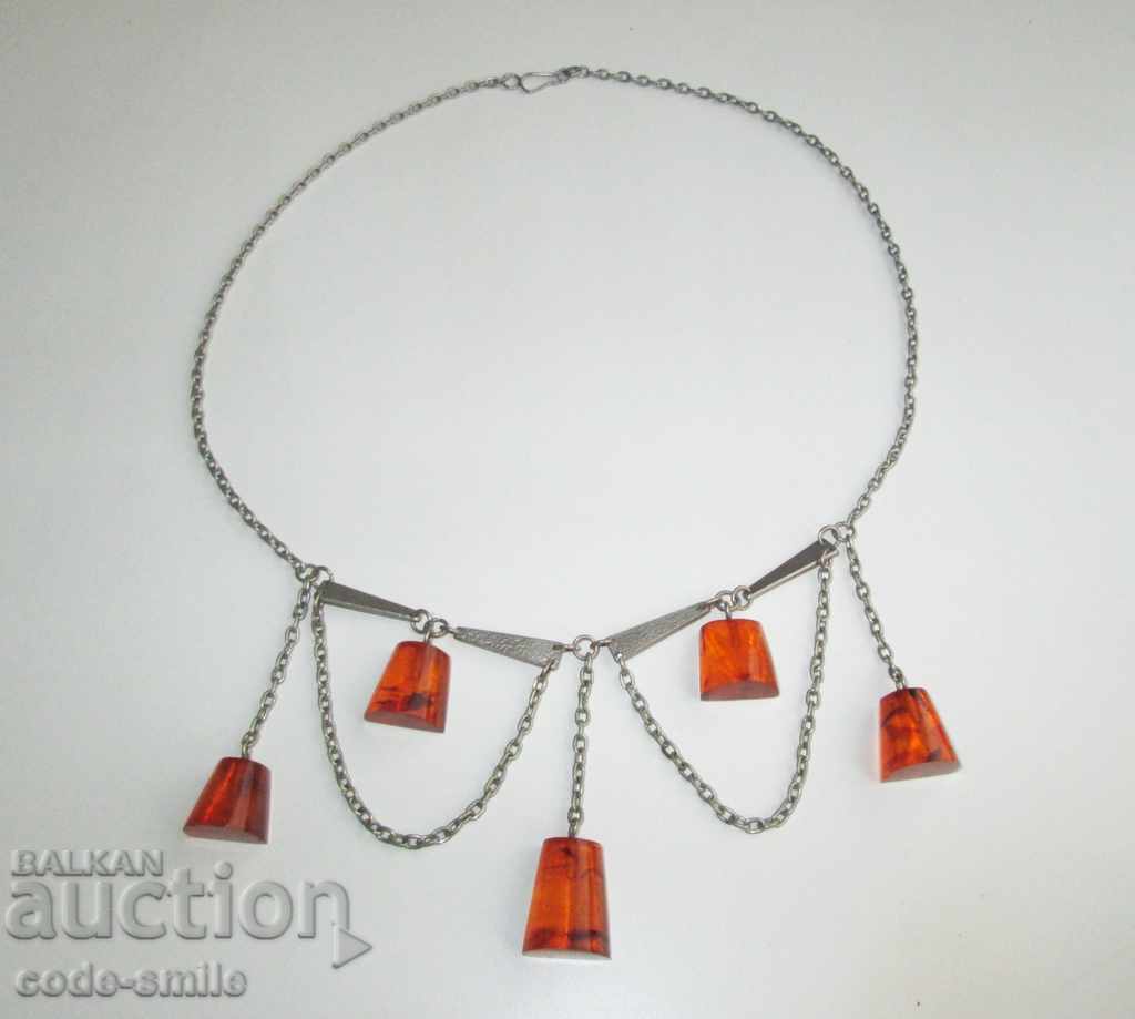 Old necklace necklace jewelery natural amber USSR