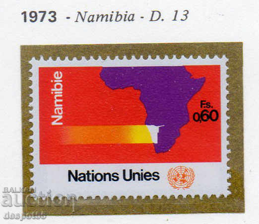1973 ONU de la Geneva. Namibia.
