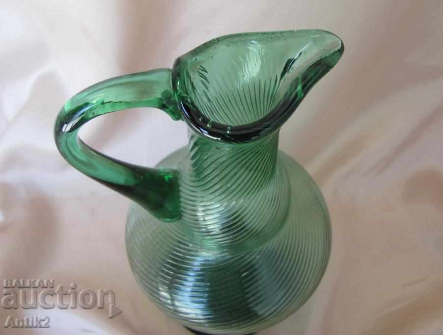 18ος αιώνας Οθωμανικός γυάλινος βραστήρας, έγχρωμο γυαλί με τιμή 450.00 BGN | € 230.08 18ος αιώνας Οθωμανικός γυάλινος βραστήρας, έγχρωμο γυαλί με τιμή 450.00 BGN | € 230.08