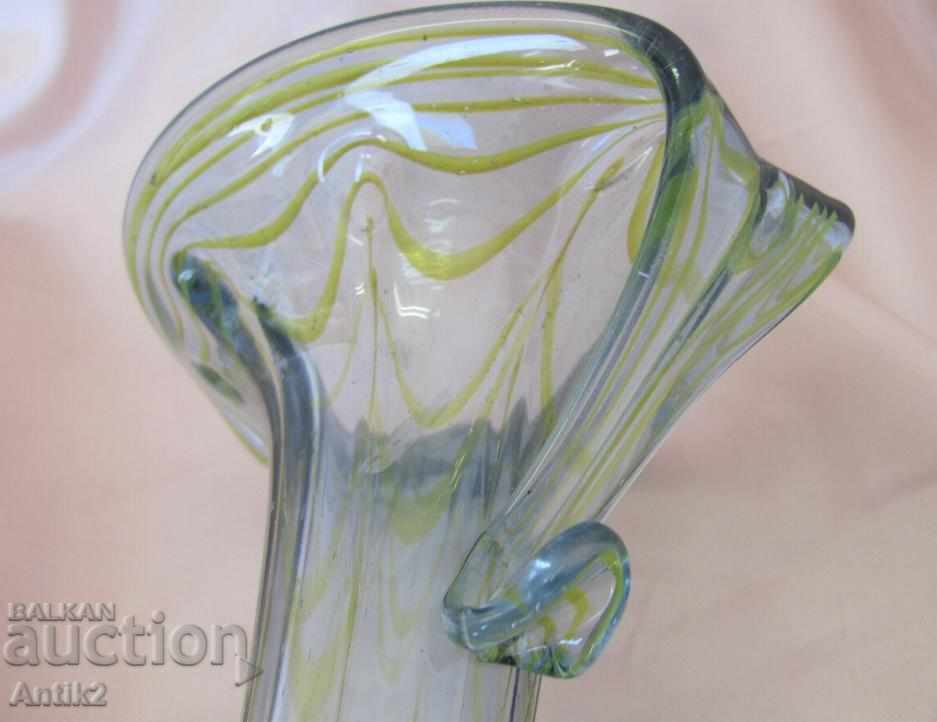 The 50 Old Crystal Glass Vase of Bohemia - 5 The 50 Old Crystal Glass Vase of Bohemia - 5