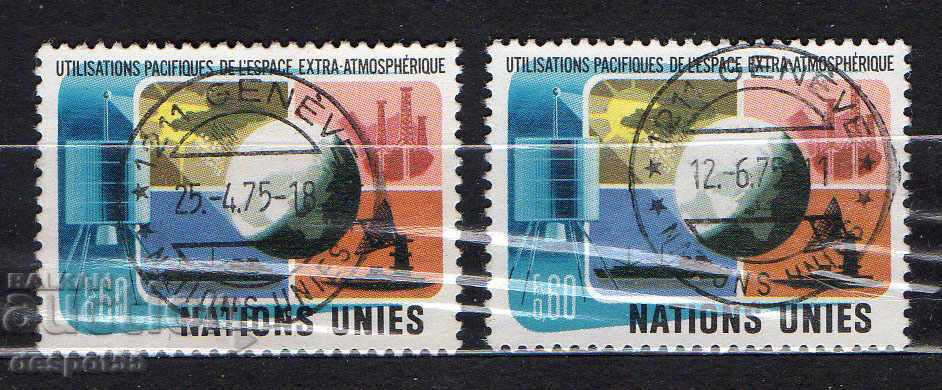 1975. ООН-Женева. Мирно използване на Космоса.