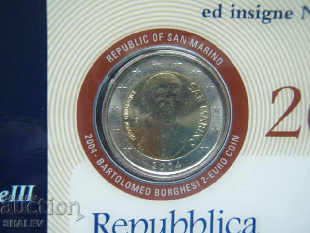 2 Euro 2004 San Marino Bartolomeo Borghesi San Marino 2 Euro - 6 2 Euro 2004 San Marino Bartolomeo Borghesi San Marino 2 Euro - 6