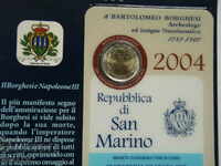 2 Euro 2004 San Marino "Bartolomeo Borghesi" San Marino 2 euro