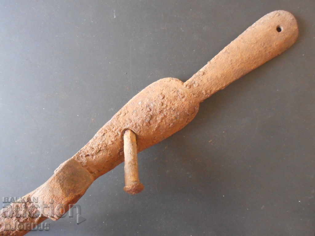 Old wrought iron wagon with price 5.00 BGN | € 2.56 Old wrought iron wagon with price 5.00 BGN | € 2.56