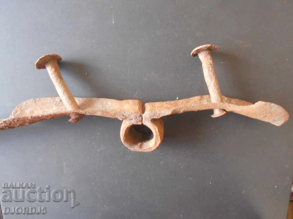 Auction Old wrought iron wagon Auction Old wrought iron wagon