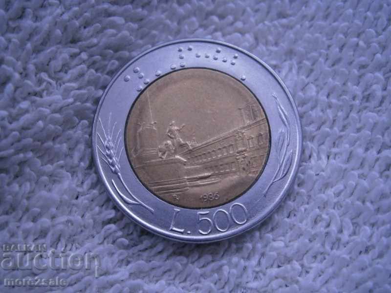 500 LEI 1986 - ITALY - THE COIN with price 1.00 BGN | € 0.51
