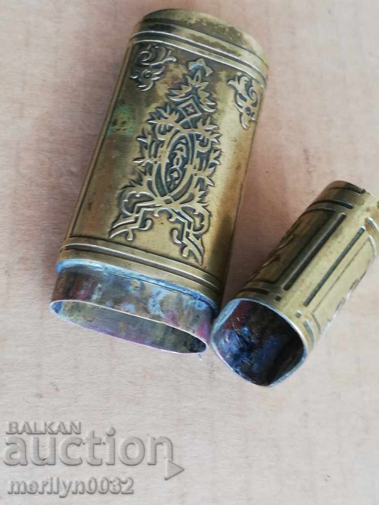 Russian Gold Brass Brass Box Bracelet Case - 6 Russian Gold Brass Brass Box Bracelet Case - 6