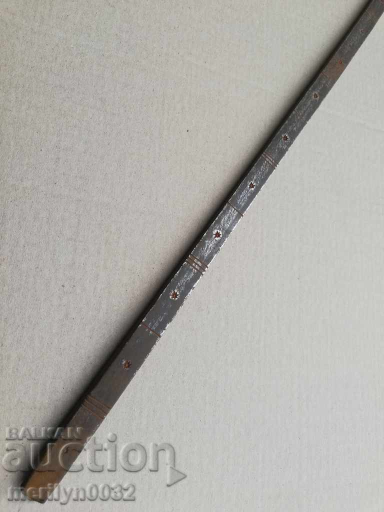 Forged armchair 1865 yr forged iron, fabric measure, measure - 5 Forged armchair 1865 yr forged iron, fabric measure, measure - 5