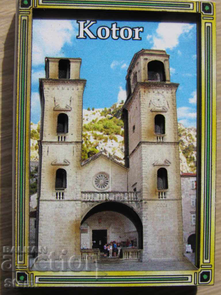 Authentic magnet from Montenegro, 69 series with price 6.90 BGN | € 3.53