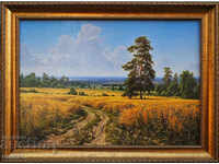 Landscape, picture with frame