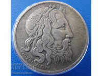 greek 20 Drachmi 1930 Poseidon Silver Rare