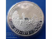 Turkey 50 liters 1972 Silver UNC PROOF Rare