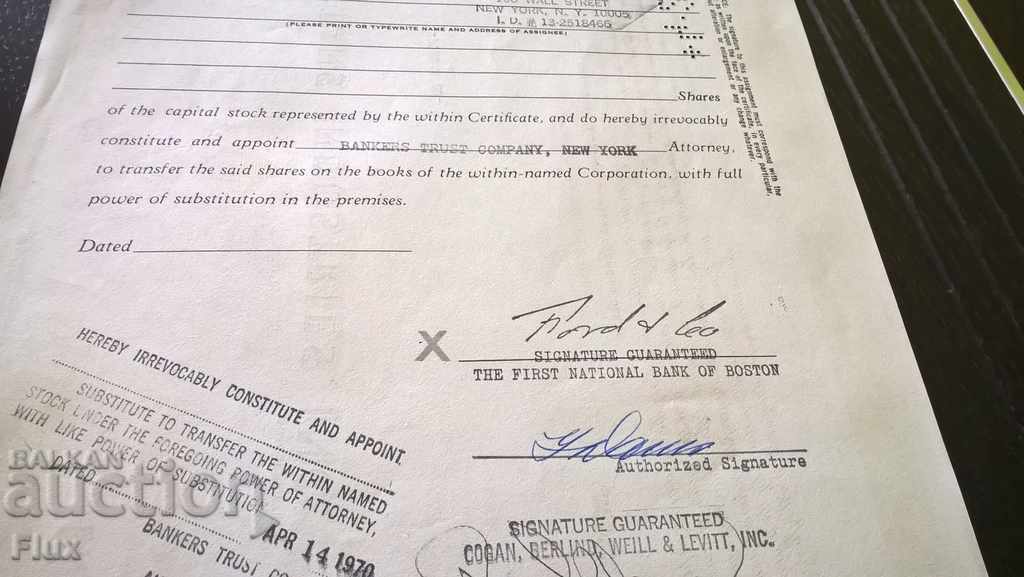 Share certificate Spartans Industries, INC. | 1969 - 6 Share certificate Spartans Industries, INC. | 1969 - 6