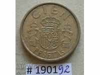 100 pesetas 1986 Spain