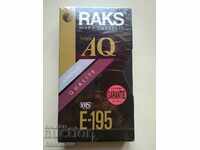 VHS RAKS E-195 cartridge not printed