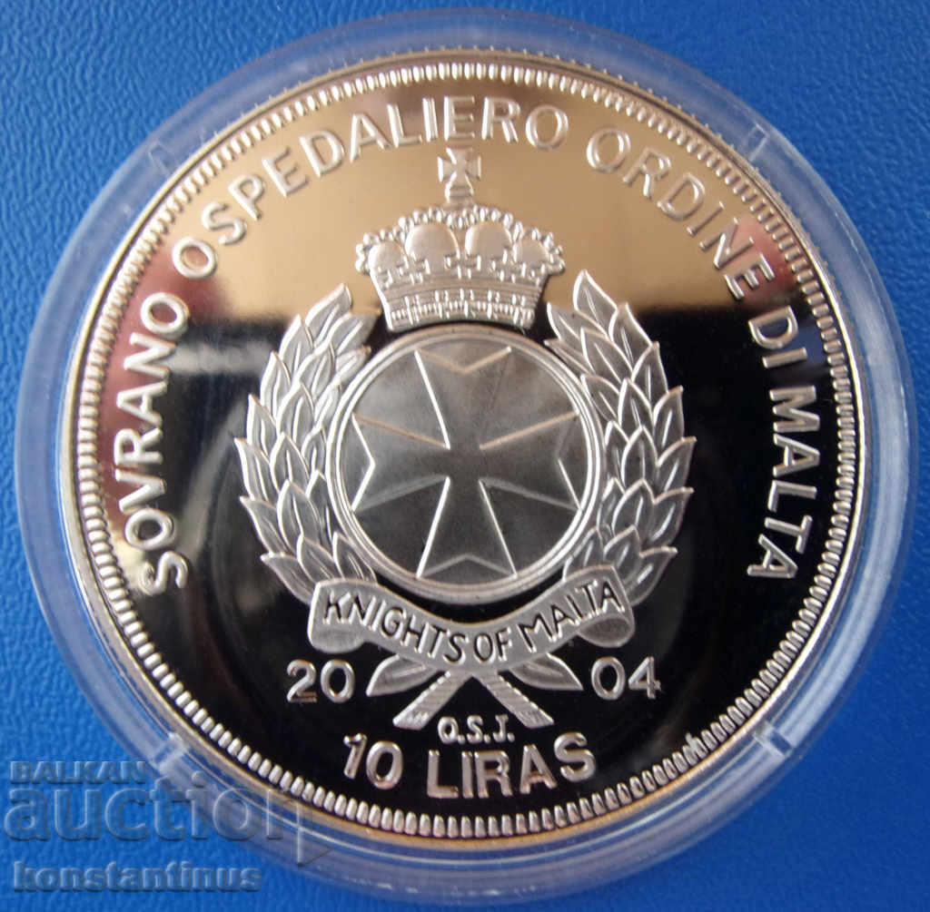 Malta / Ordinul Maltez / -10 Liras 2004-Matt-Glossy BZZ cu preț € 17.90 | 35.01 BGN Malta / Ordinul Maltez / -10 Liras 2004-Matt-Glossy BZZ cu preț € 17.90 | 35.01 BGN