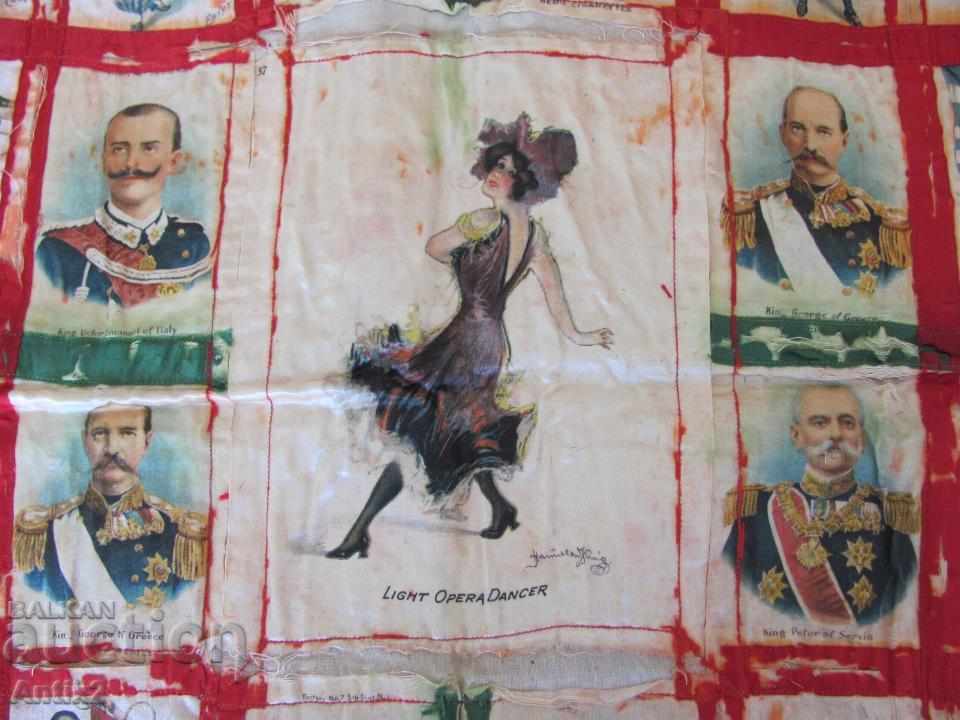 1910 χρόνια. Silk 24 ευρωπαϊκές βασιλικές προσφορές
