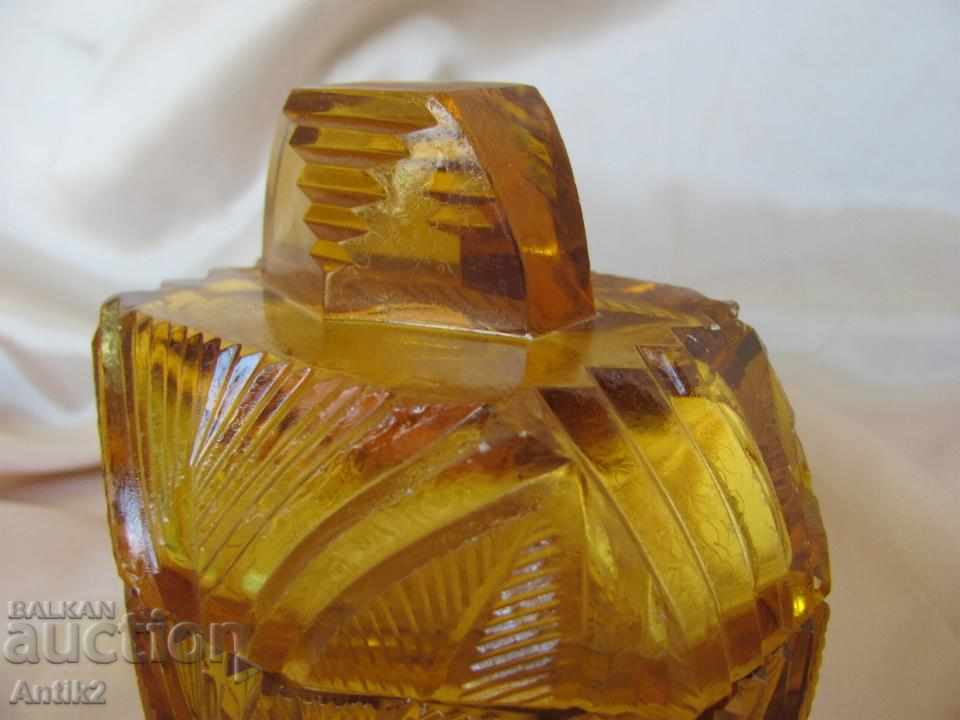 30 Crystal Glass Cosmetic Box Germany - 6 30 Crystal Glass Cosmetic Box Germany - 6