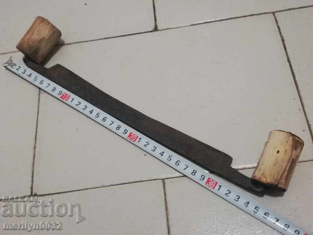 Auction Old hand wrought iron tool Auction Old hand wrought iron tool