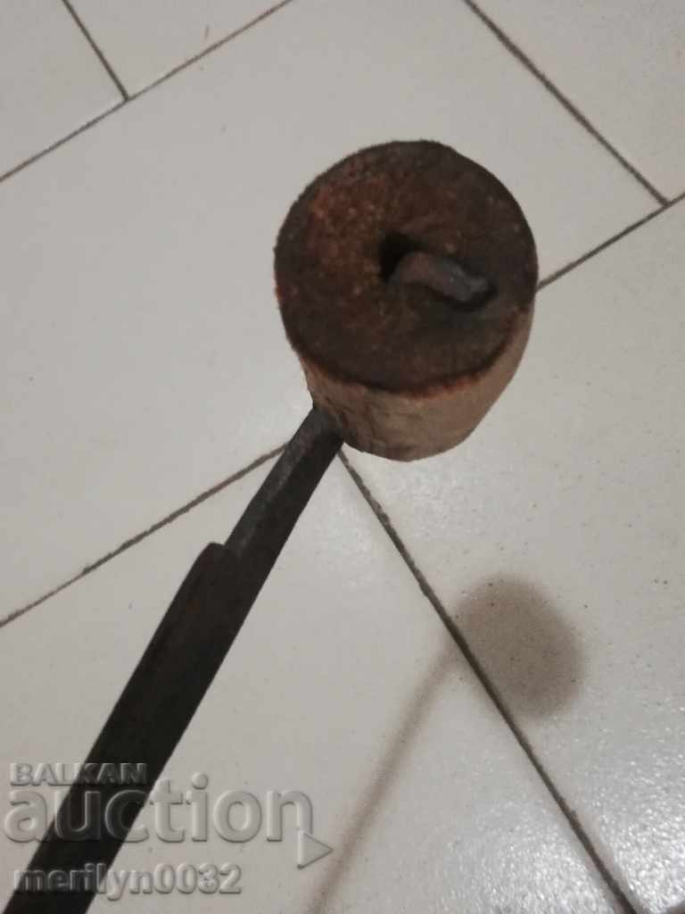 Old hand wrought iron tool - 7 Old hand wrought iron tool - 7