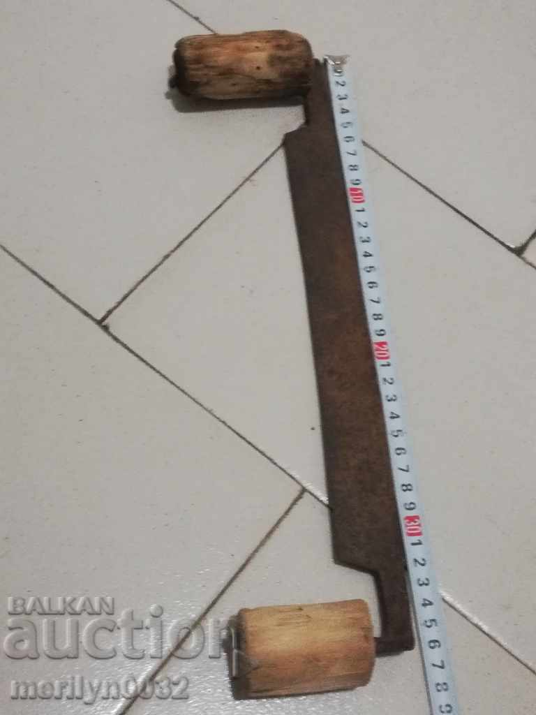 Auction Old hand wrought iron tool Auction Old hand wrought iron tool