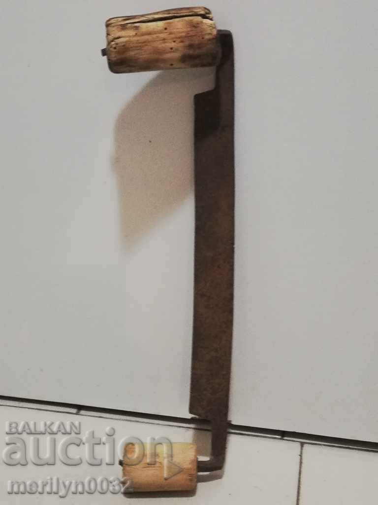 Delivery of Old hand wrought iron tool Delivery of Old hand wrought iron tool