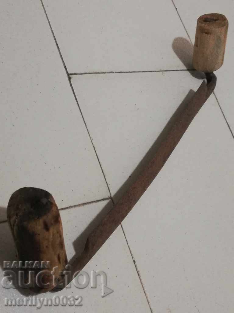 Old hand wrought iron tool - 5 Old hand wrought iron tool - 5