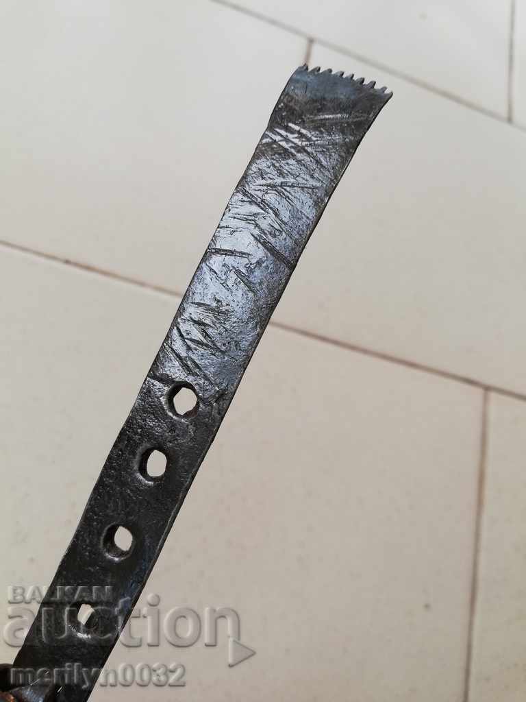 Old wrought yardstick, wrought iron, cloth yardstick, measure - 7 Old wrought yardstick, wrought iron, cloth yardstick, measure - 7