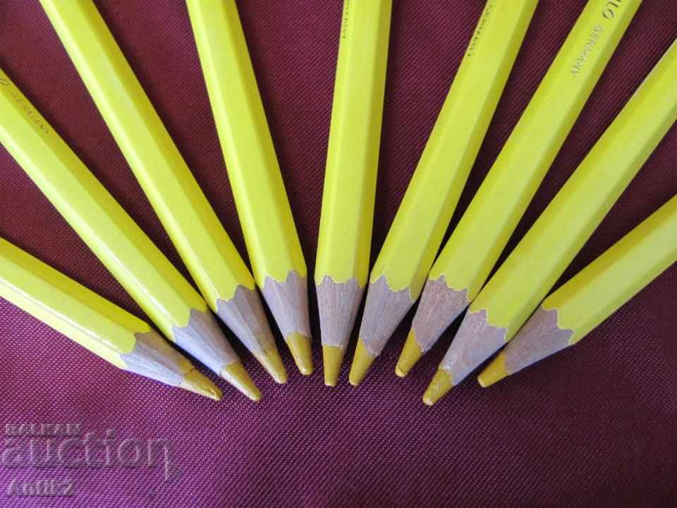 Delivery of 40 Yellow Pencils 12 pieces for glass and metal Germany
