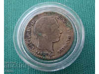 Denmark 10 Pole 1874 Silver Rare Coin