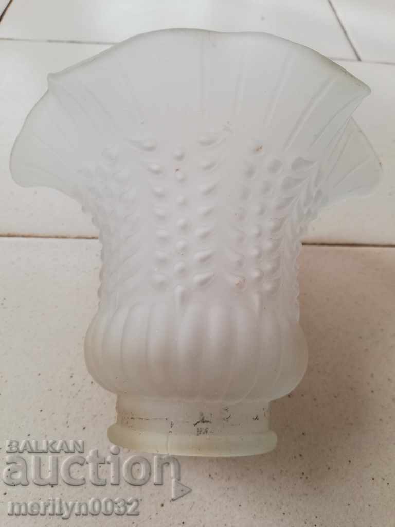 Old glass shade, lamp, lamp, chandelier lantern - 5