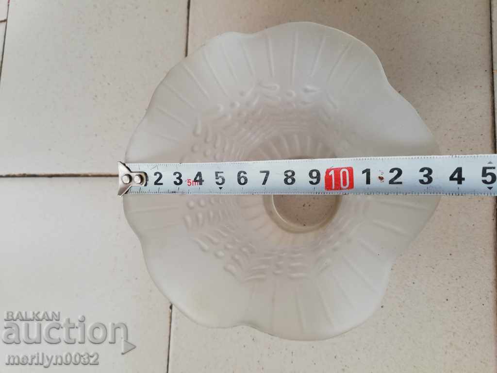 Old glass shade, lamp, lamp, chandelier lantern - 7