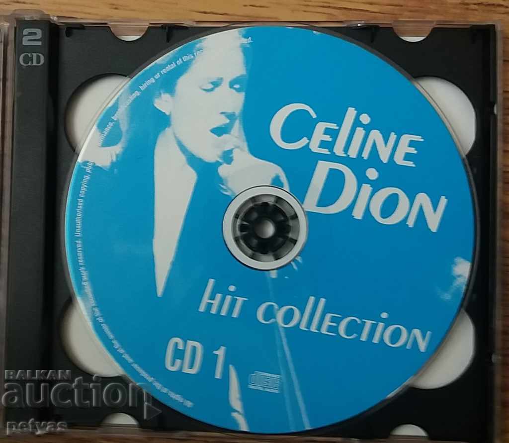 SD - Celine Dion -hit collection -2 disc with price 11.50 BGN | € 5.88 SD - Celine Dion -hit collection -2 disc with price 11.50 BGN | € 5.88