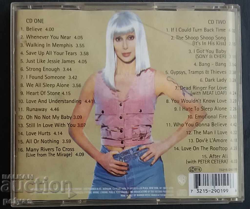 Livrarea SD - CHER - Colecția Sigles - 2 discuri Livrarea SD - CHER - Colecția Sigles - 2 discuri