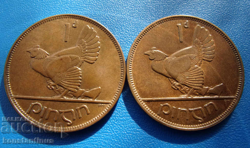 Livrarea Irlanda - Eyre Lot 1 Penny 1928-35 UNC Rare