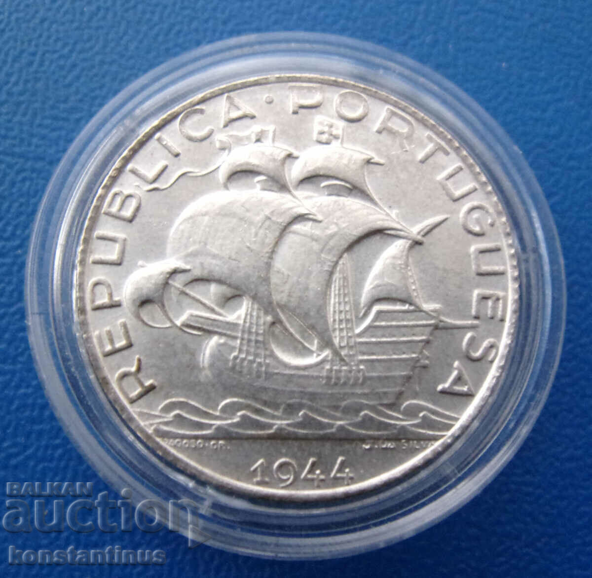 Portugalia 2½ Escudos 1944 UNC Rare Portugalia 2½ Escudos 1944 UNC Rare