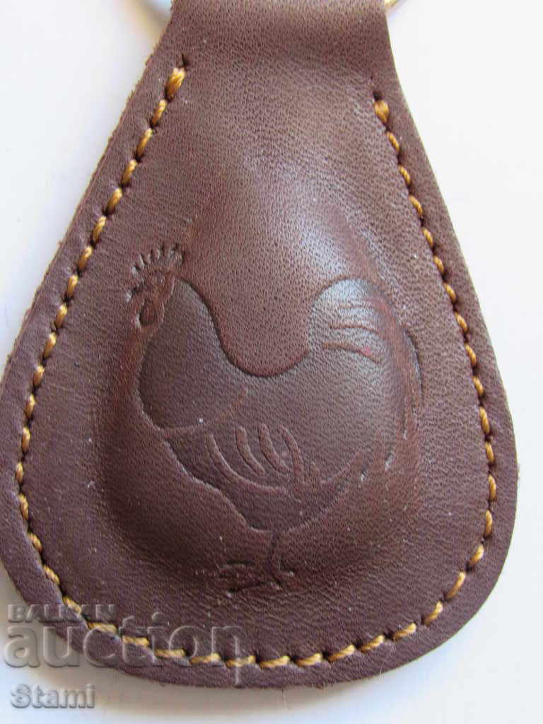 Genuine leather key chain from Mongolia-32 series with price 6.50 BGN | € 3.32 Genuine leather key chain from Mongolia-32 series with price 6.50 BGN | € 3.32