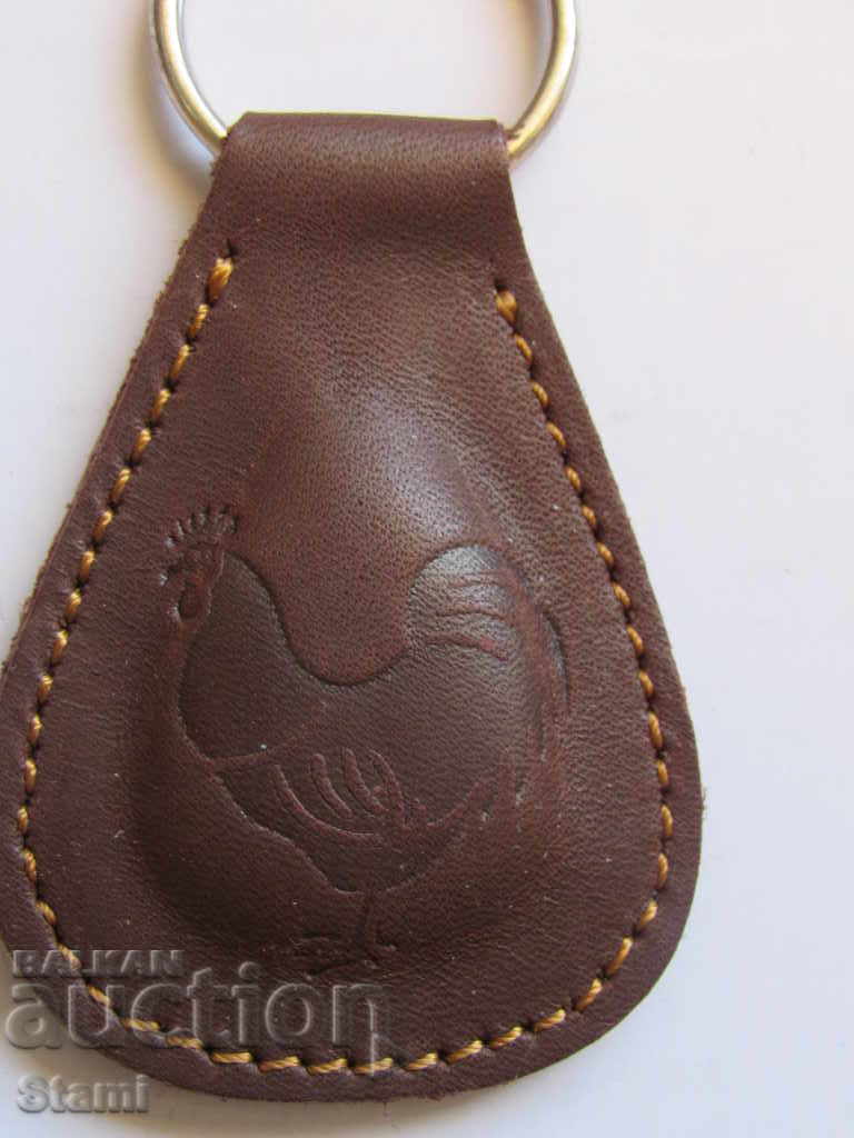 Genuine leather key chain from Mongolia-32 series