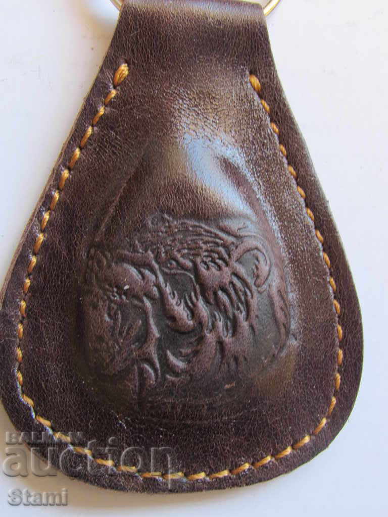Genuine leather key chain from Mongolia-33 series