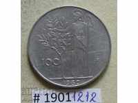 100 de lire sterline 1960 Italia