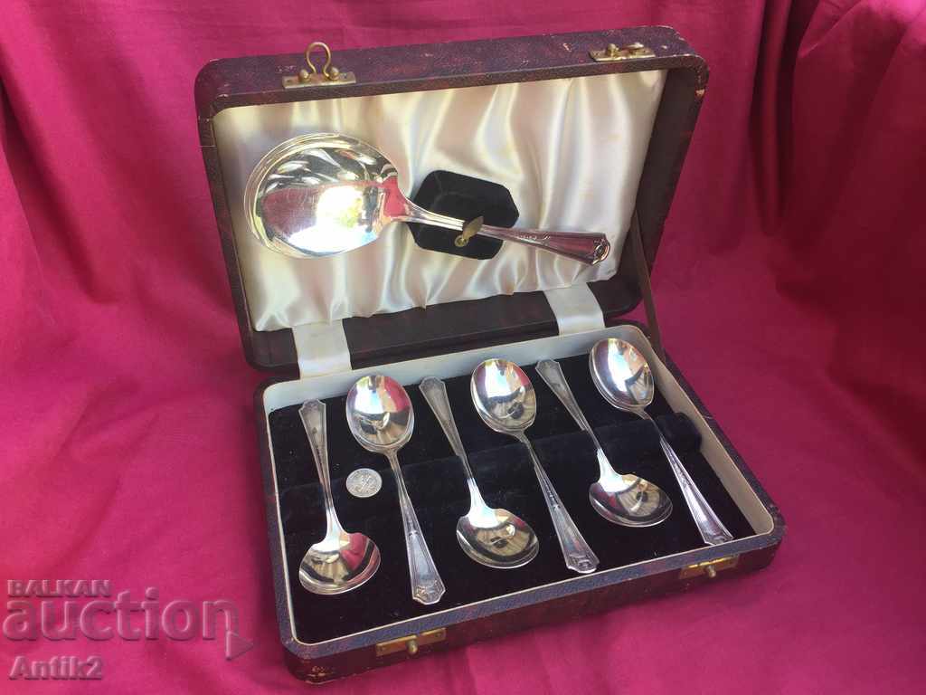 Delivery of 1920years. Assorted Set 6 Spoons for Fruit and Dessert Delivery of 1920years. Assorted Set 6 Spoons for Fruit and Dessert