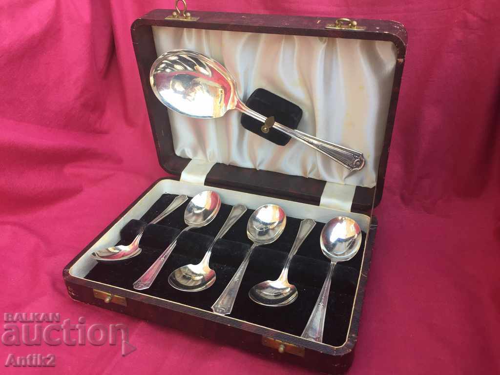 1920years. Assorted Set 6 Spoons for Fruit and Dessert