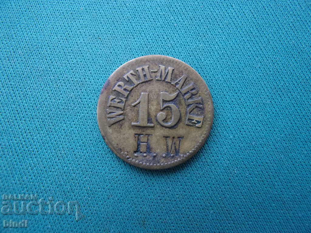 Germania 15 Mark XIX Century Rare