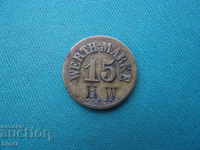 Germany 15 Mark XIX Century Rare