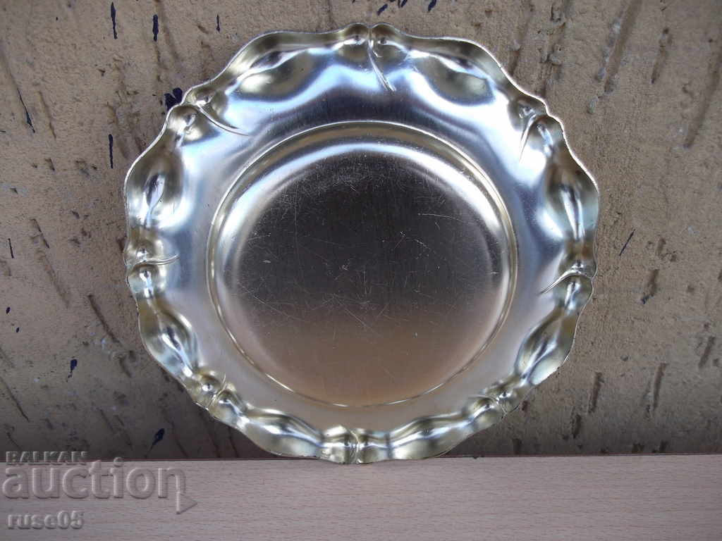 Gold-plated white metal plate - 119 g - 6 Gold-plated white metal plate - 119 g - 6