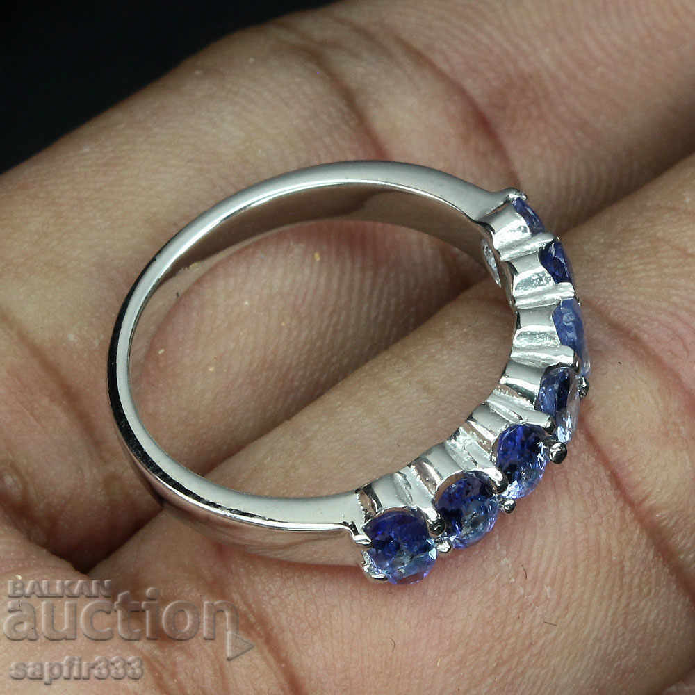 Auction UNIQUE EXQUISITE RING WITH NATURAL TANZANITES Auction UNIQUE EXQUISITE RING WITH NATURAL TANZANITES