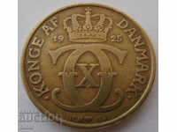 Denmark 2 Krones 1925 Rare