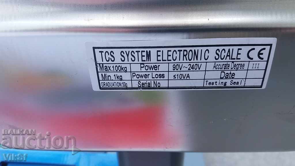 Livrarea Cantar electronic platformă pliabil până la 100 kg