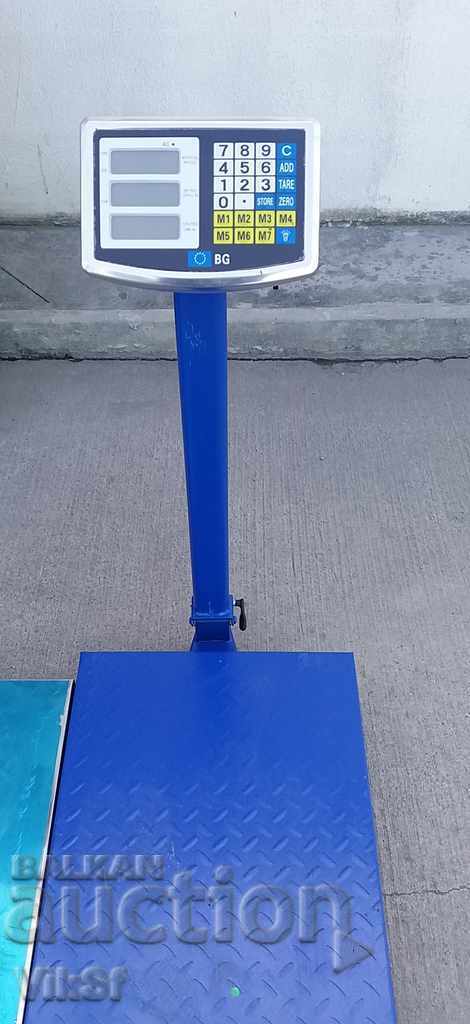 Cantar electronic platformă pliabil până la 100 kg