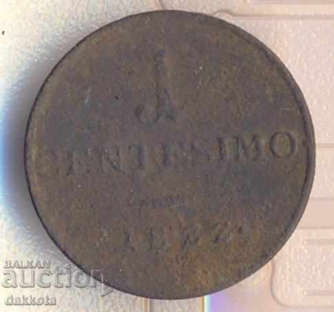 Ιταλία Λομβαρδία Βενετία 1 Centezimo 1822, Μιλάνο με τιμή 4.50 BGN | € 2.30 Ιταλία Λομβαρδία Βενετία 1 Centezimo 1822, Μιλάνο με τιμή 4.50 BGN | € 2.30